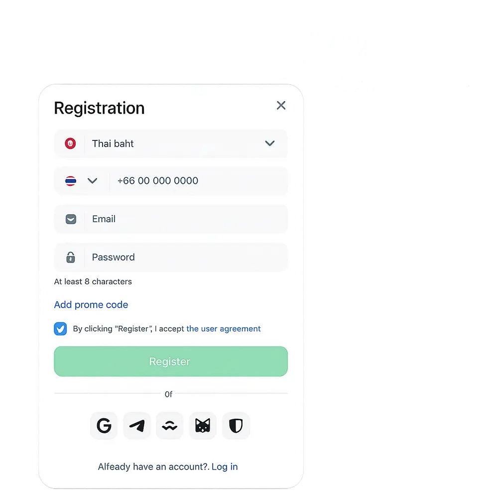 Find out how to register quickly on 1win Thailand.